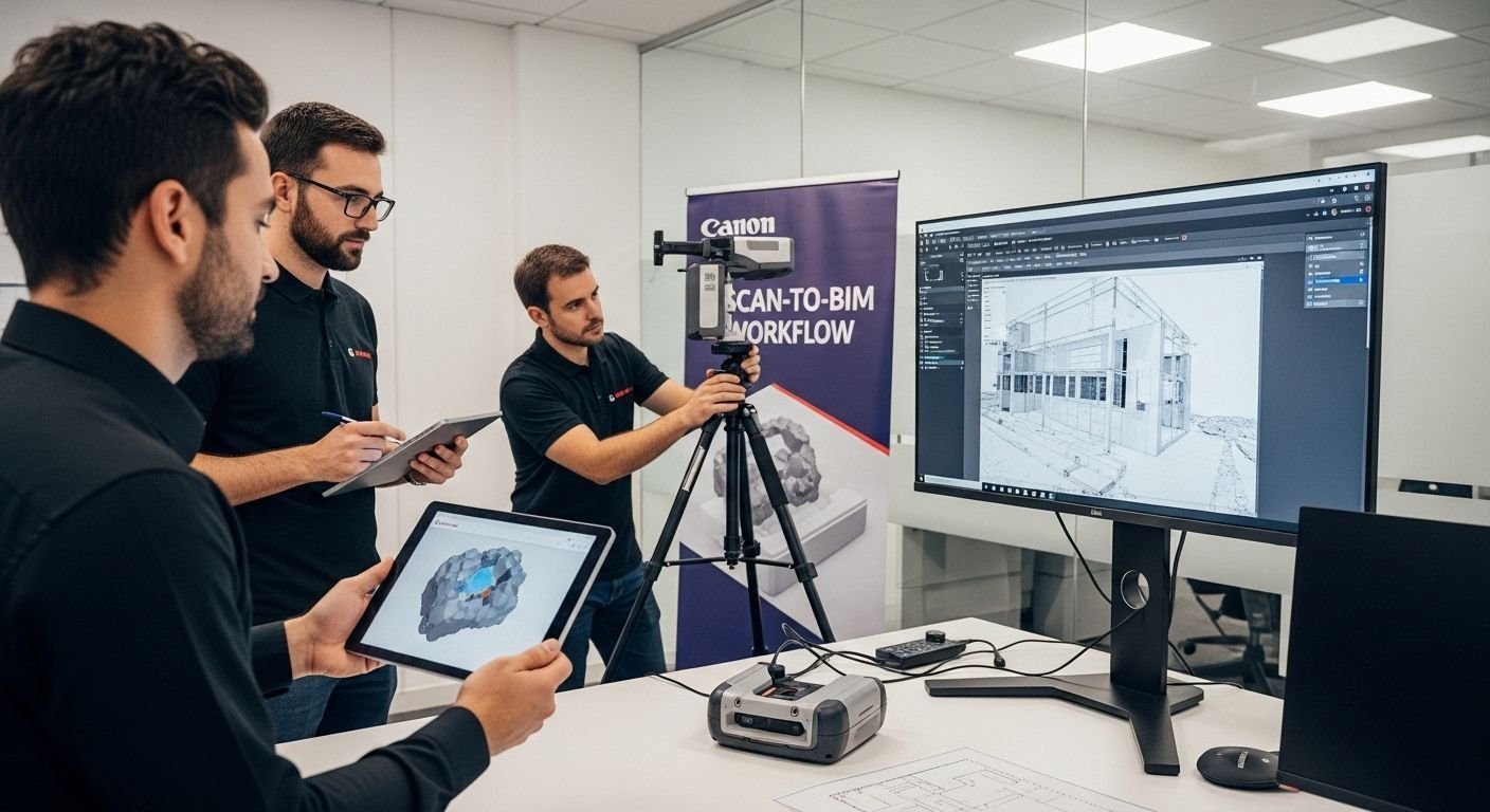 scan-to-bim workflow process